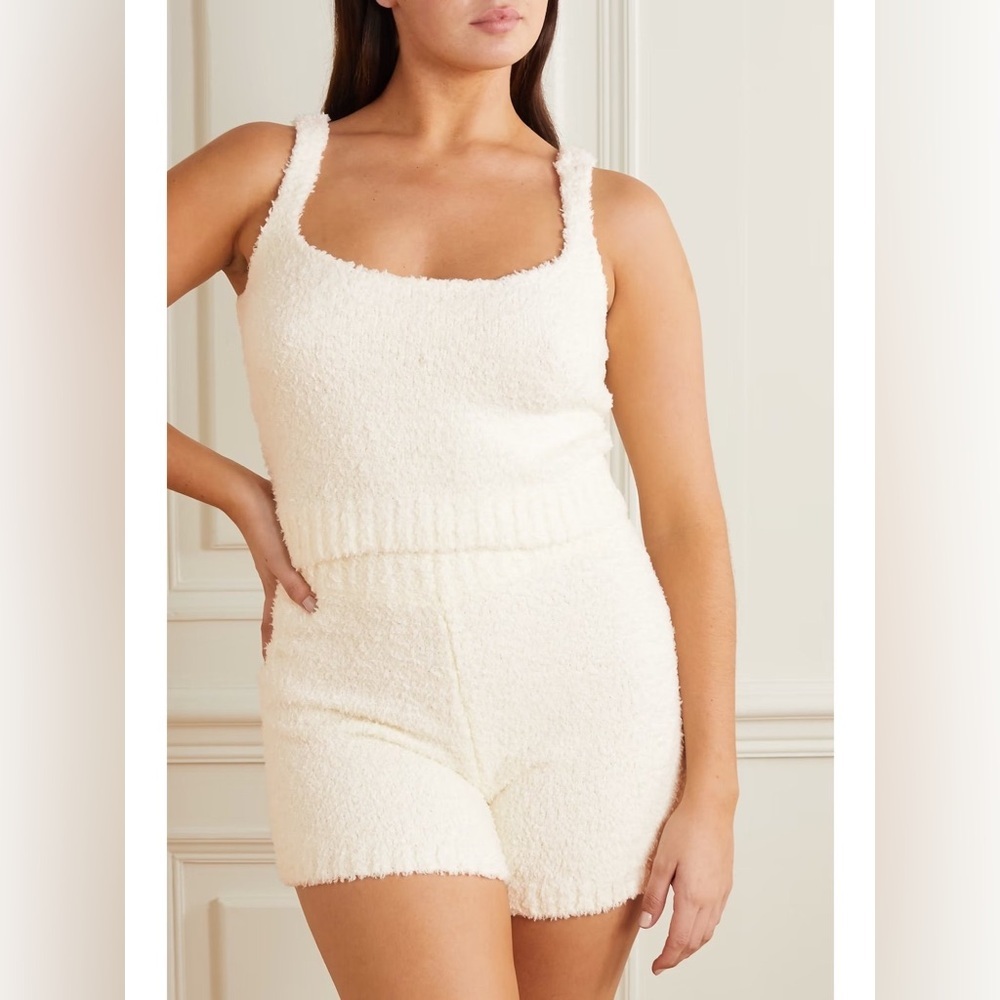NWT Skims Cozy Knit Shorts Bone 2X/3X